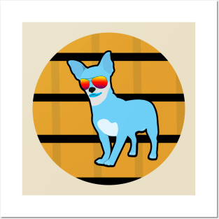 Blue Chihuahua Posters and Art